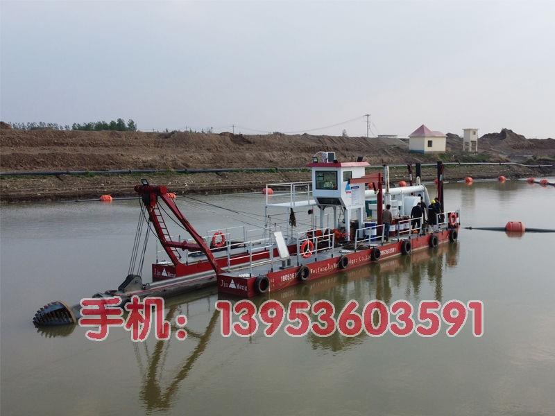 绞吸式抽沙船